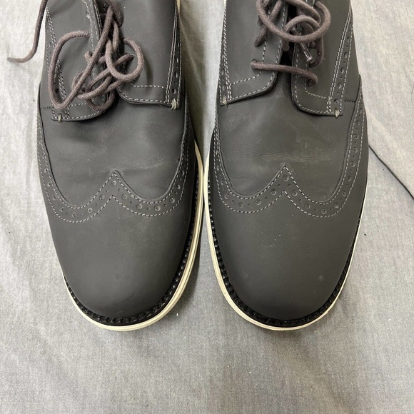 Cole Haan OriginalGrand Shortwing Gray Wingtip Oxford Dress Shoes C30025 Sz 10.5 main image 6